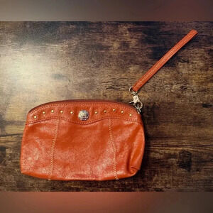 Chi by Carlos Falchi | ladies leather wristlet